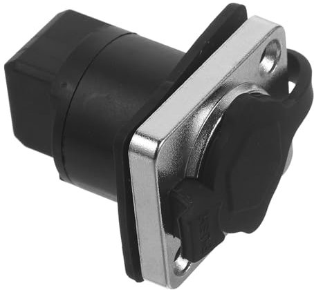 OUNONA Panelmontage-adapter Ecksteckdosen-design Buchse-buchse-schottverlängerung Ethernet-extender Für Innen Und Außenbereich Für Stabile Netzwerkverbindung