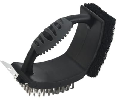 Brosse Métallique à Angle Droit, Brosse De Nettoyage pour Barbecue, Outil De Nettoyage pour Filet De Gril, Brosse De Cuisson Multifonction (White-Fruit Peach5)