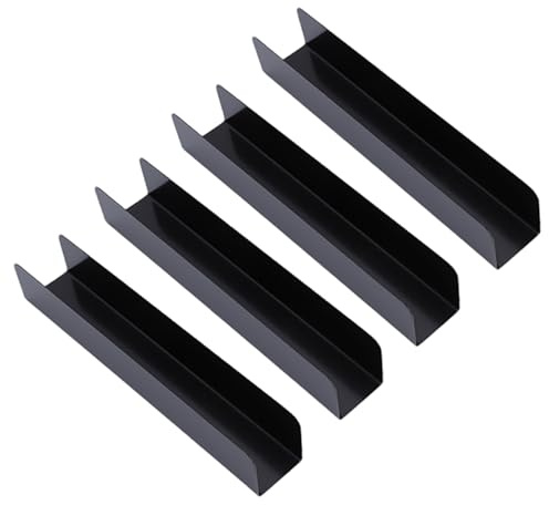 4Pcs Rectangle Cookie Cutter Set, Long Carbon Steel Non-Stick Biscuit Cake Bread Moulds, U-Shape Cookie Baking Tools for Kitchen