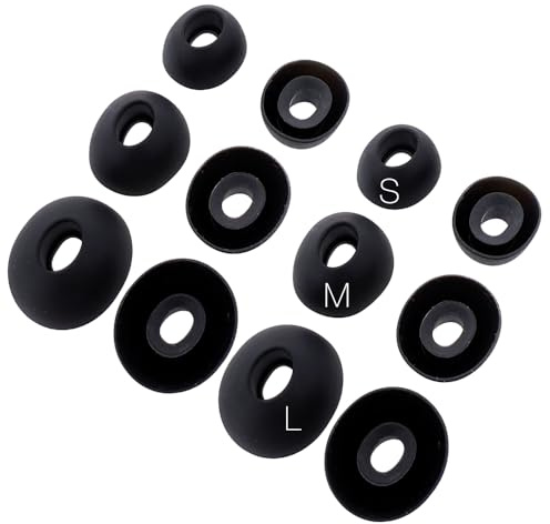 TENNMAK Lot de 12 embouts de rechange pour écouteurs Bose QuietComfort - 6 paires