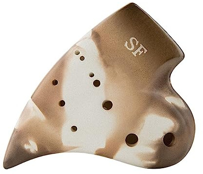 Ocarina Three Pipe Progressive Musical Instruments Biscuit Firing Handmade Dolomite Ceramic Professional Musique porcellana(Six Holes-SF)