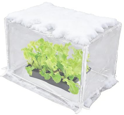 Mini serra per interni – 60 x 30 x 30 cm tenda trasparente per piante da terrazza, per tavolo, giardino, balcone, terrazza, inverno,