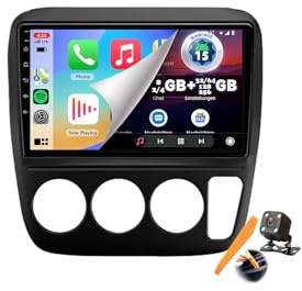 Autoradio Android 15.0 per CRV 1995-2001 Navigazione GPS satellitare 9'' Touchscreen Lettore video multimediale DVD Ricevitore FM BT con Carplay 4G 5G WiFi DSP SWC