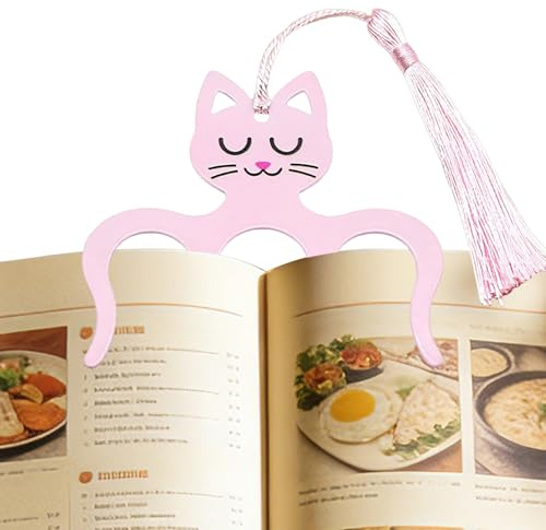 Fermapagine | Antiscivolo metallo animali divertenti - Fermalibro da Lettura - Per ricettari, quaderni, documenti, donne, uomini, bambini, lettori, casa, ufficio, scuola