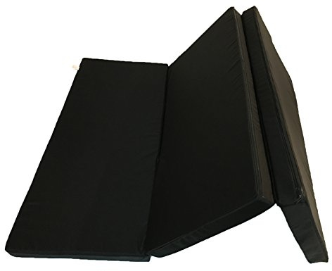 Premium Sleeping Pad for V-Class, Folding Mattress 185 x 138 x 8 cm, Black, Foldable Mattress for Bus, Folding Mattress Camping