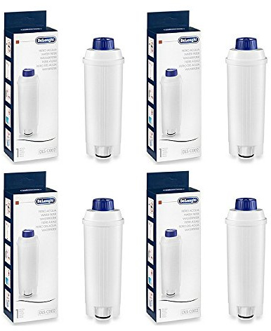 DeLonghi 5513292811 Wasserfilter, 4 Stück