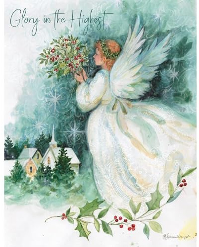 Lang, Angel of Christmas Boxed Christmas Cards (18 pack) Decorative Box by Susan Winget