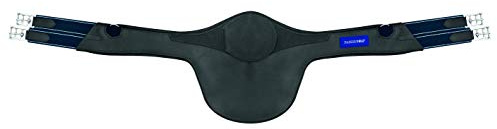 Passier PASSIERBLU Protect Ledersattelgurt mit Stollenschutz schwarz Sattelgurt 140 cm