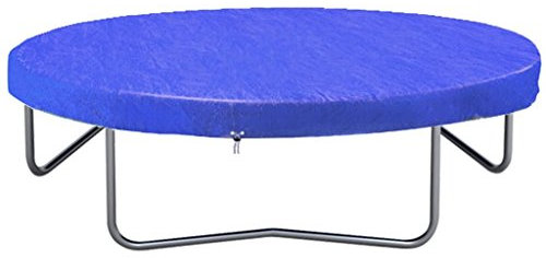 Ksodgun Trampolinabdeckung PE UV-beständig Wetterschutzplane Trampolin Abdeckung Gartentrampolin Abdeckplane 450-457 cm 90 g/m²