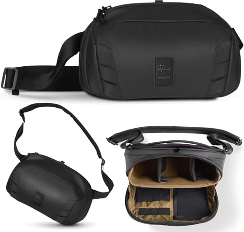 Gomatic Kamera Sling Bag 8L – Kleine Umhängetasche für DSLR & Systemkamera, Wetterfest & Schnellzugriff, Peter McKinnon Design, Ideal für Reisen, Alltag & Street Photography
