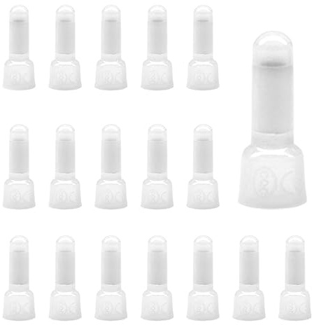 CEEYSEE 100 Stücke Kabel-Endverbinder 0.5-1.0mm² Vollisoliert Nylon Draht Crimpkappen CE geschlossene Steckverbinder (DCE1)