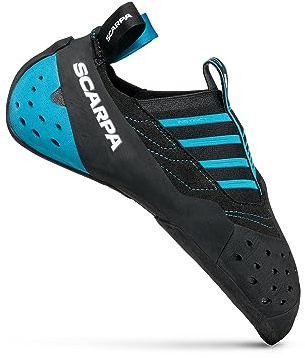 SCARPA Instinct S Rock Climbing Shoes - Black/Azure - 9.5-10