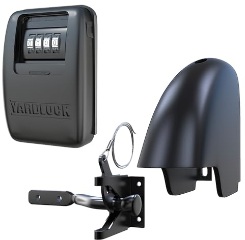 Gate Lock XLB – Secure Keyless Fence Lock and Latch with 2-Way Access – Strong Durable System for Theft Prevention and Home Security, Easy Installation on Wood or Vinyl Gates/Fences
