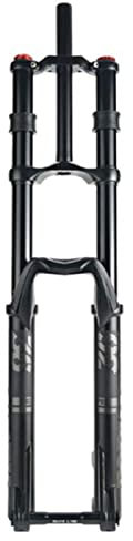 ZECHAO 200mm Federweg MTB Luft-Federgabel, 27,5/29in Mountainbike Federgabel 15 * 110mm Achse Doppelte Schultergabel Fahrrad Federgabel (Color : Black, Size : 29inch)