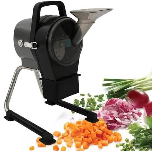 Mandoline éLectrique 3 En 1, Coupe-Pommes De Terre 6000 Tr/Min, Trancheuse à Aliments RéGlable D'éPaisseur 1 à 5 Mm, Amovible Pour Le Nettoyage, Fruits Hachoir,220V