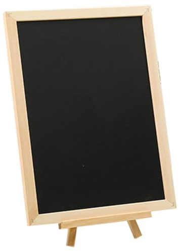 Magnetisches Sandwichbrett, Kleine Kreidetafel Mit Holzständern, Buffet Preisschilder Aufsteller, Rahmen-Tafelschild, Doppelseitige Magnetische Tafel, Tafelschilder Mit Ständer