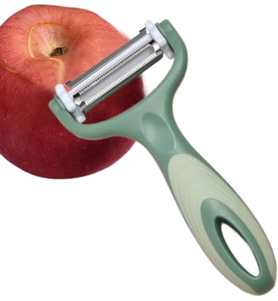 Pelador de frutas y verduras | Pelador multifuncional de verduras, cortador de frutas | Agarre cómodo pelador de frutas y verduras cortador de frutas para verduras y frutas