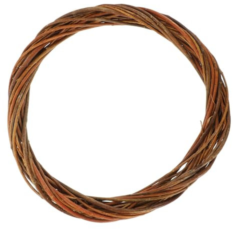 ROMISBABA Weidenkranz Aus Rattan Für Weihnachts Und Hochzeitsdekoration Bastelmaterial Für Einzigartige Kränze Geeignet Für Festlichkeiten Und Heimdekoration
