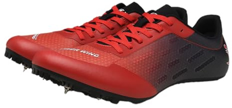Leichtrit Zapatillas De Clavos Deportivas,Zapatilla De Correr con Clavos,Zapatos con Clavos Pista Campo,A Prueba De Choques,CóModas,para Pista,Antideslizantes,Atletismo para Velocidad