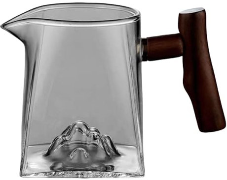 da caffè in da 330 ml - Contenitore d'acqua con manico resistente al calore, bicchiere di ricambio per caffettiera | design compatto e leggero per uso domestico, viaggi e necessità di