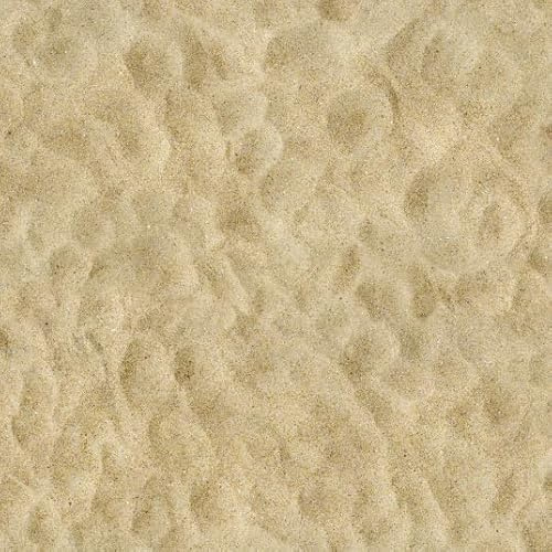 Sol Vinyle Textile - Relief 3D - Imprimé Plage de Sable - Rouleau de 4m x 3.00m