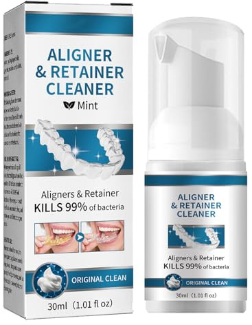 Limpiadoras para Dentaduras Postizas,Denture Cleaners,Retainer Cleaning Tablets,Limpiador De Aparatos Dentales,Espuma Suero De Eliminación De Manchas De Dientes