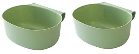 Vaguelly 2pcs Kitchen Cabinet Door Hanging Trash Bin Environmental Friendly Rubbish Container Slim Storage Garbage Box for Small Kitchen Bin
