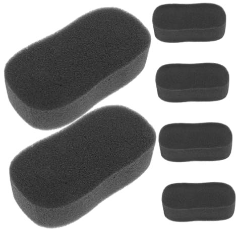 Toyvian 6pcs Horse Grooming Sponges Soft Equestrian Mane Tail Detangler for Professional Cleaning Horse Bath Tools for Daily Care