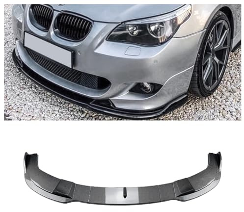 BaoHYeS Becquet de Pare-Choc Avant Noir pour BMW Série 5 E60 E61 M Sport 2004-2010