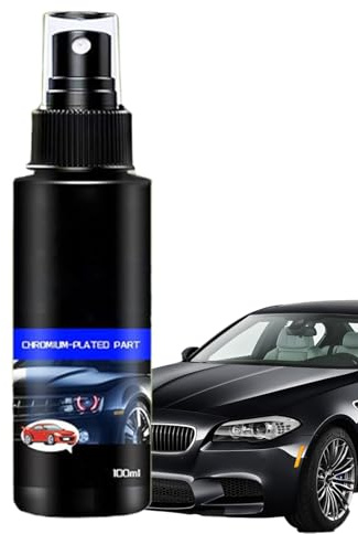 Chrome Polish | Lustrant Chrome pour Motos - Composé 300ml Rénovation Rayures Rouille pour Jantes et Carrosserie,Détaillant Revitalisant