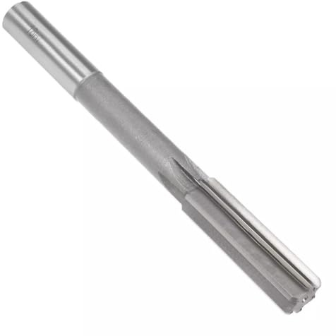 Wodsty Escariador de mandril de tolerancia H7 de 18 mm con 6 flautas rectas, máquina herramienta de acero de alta velocidad para taladrar y fresar