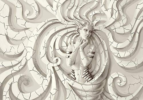wandmotiv24 Fototapete Venus Fantasy, S 200 x 140cm - 4 Teile, Wanddeko, Wandbild, Wandtapete, Vintage, Abstrakt, Wand M1818
