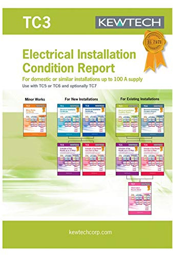 Kewtech TC3 Electrical Installation Condition Report - New 18th Edition
