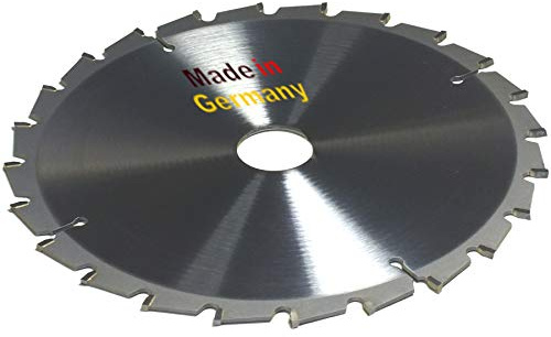 Wechselzahn Sägeblatt 216 x 30 mm W mit 24 Z HM-Zähne Tischkreissäge Wippkreissäge sowie Kunststoffe, Holzplatten, Spanplatten, Laminat, Acrylglas, Kreissägeblatt 216 mm x 30mm x 2,8 mm Z 24