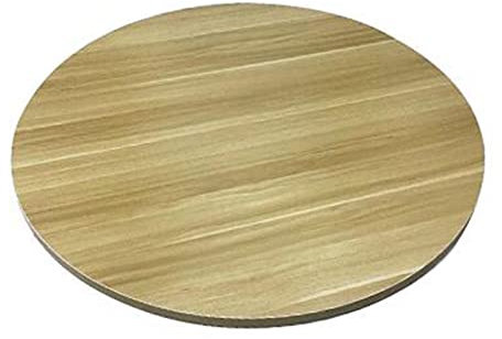 LIGUOYI Rond Plateau Tournant en Bois, 360° Rotatif Plateau De Service pour Partager De La Nourriture, Bois Dense, Fait Main, Lisse, Antiusure, Plaque Tournante De Cuisine, Plateau Fromage