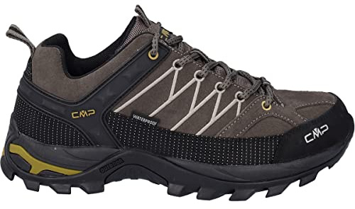 CMP Rigel Low Trekking Shoes WP Homme Chaussures de randonnée, Marron Fango, 45 EU