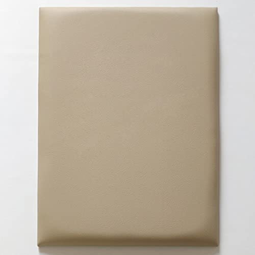 WIGING 3D Antikollisions Wandpolsterung Für Kinder, 30x40x3cm PU Wasserdicht Wandpaneele Wandkissen Für Wohnzimmer Schlafzimmer Dekoration, (Color : Khaki, Size : 10PCS)