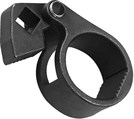 Lenkgetriebe Ruderschlüssel 1/2 Zoll Vierkantloch Multifunktionaler Lenkstangenschlüssel 27‑42 Mm Schwarzer Chrom-Vanadium-Stahl Ruderausbau-Demontageschlüssel