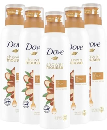 Dove Mousse Doccia Con Olio Di Argan Nutriente 200 Ml (5, Unità)