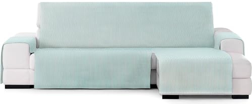 ECOMMERC3 | Copridivano con chaise longue, con elastici per chaise longue sinistra/destra, con chaise longue, regolabile e versatile, per divani ChaiseLongue, protezione totale