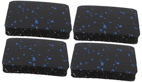 ADOCARN 4pcs Treadmill Noise Reduction Pads Vibration Mats for Home Gym Sound Dampening Floor Mats Easy Install Exercise