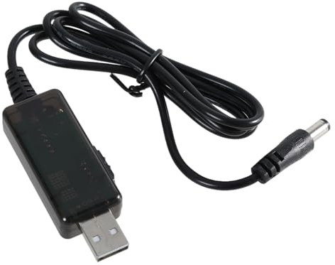 MEAKTSMI Cable convertidor USB a CC 5 V 9 V 12 V USB a 8 unidades para router, ventilador, altavoz, conexión WiFi