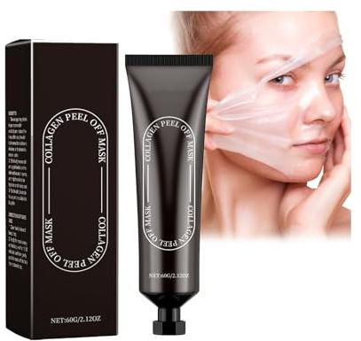 Kollagen Reverse Volume Peel Off Gesichtsmaske Pack, Gesichtsmasken für Frauen Hautpflege Geschenke - Kollagen Gesichtsmaske, koreanische Gesichtsmasken, hydrolysiertes Kollagen 380 Dalton