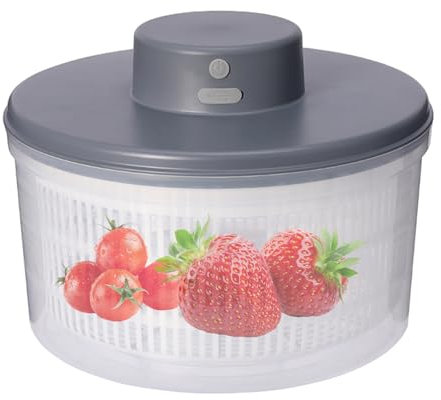 Salata Accendino per verdure di frutta, essiccatori di verdure da cucina e asciugatrici per insalata | Lingerie per insalata grande capacità 3 elettromixer di ricarica USB L sicura per L per