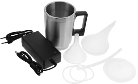 CVUTOVO Kit Fari per Auto con Tazza Nebulizzatrice e Imbuto Strumento di Riparazione Lenti Fari in Acciaio Inox e Plastica per Riparazione Graffi Vetri e Restauro Lenti