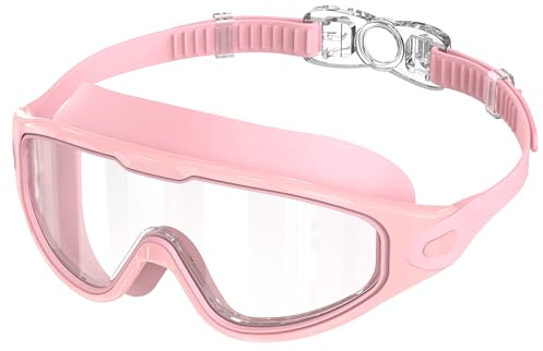 Ambiende simglasögon unisex stor ram HD-lins | dykglasögon vuxna anti-dimma UV-skydd | professionella simglasögon för simning dykning