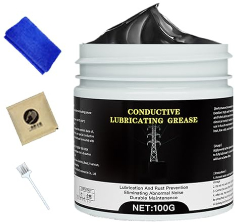 Grasa Eléctrica Para Conectores - Lubricante Conductivo Coche Con Pasta Protectora Anticorrosión | Compuesto Para Contactos Eléctricos, Terminales Y Tomas, Mejora Conducción Y Previene Oxidación