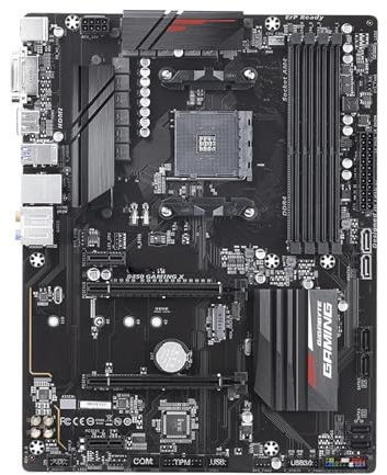 XYYZXKL Cartes mères d'ordinateur Carte mère Fit for Gigabyte B450 Gaming X 64 Go DVI HDMI AM4 DDR4 ATX B450 Cartes mères d'ordinateur