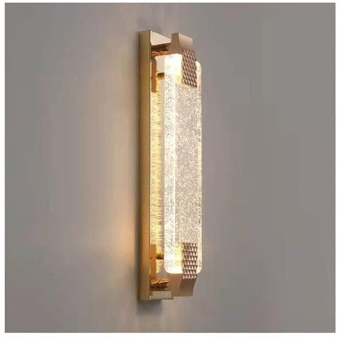 Lámparas de Pared, Apliques, Apliques de Pared LED Modernos, lámpara de Pared de Cristal de Burbujas, Pantalla de Metal Dorado, Luces de Montaje en Pared, lámpara de araña de 60 cm