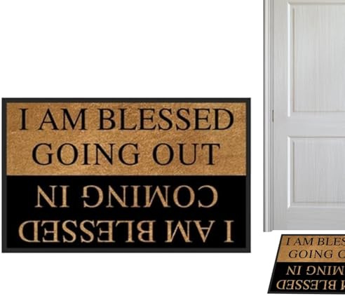 zwxqe Door Mats - 31.5x19.7 Inches Non Slip Mat for Entryway, Home Indoor Covering with Dirt Trapping Design, Welcome Rug for Clean Floor Protection, Shoe Scraping, and Moisture Absorption